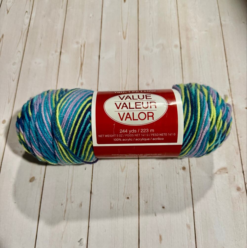 Craft Smart Value Yarn Skein - Giverny (Color #17, 5 oz / 244 yds)